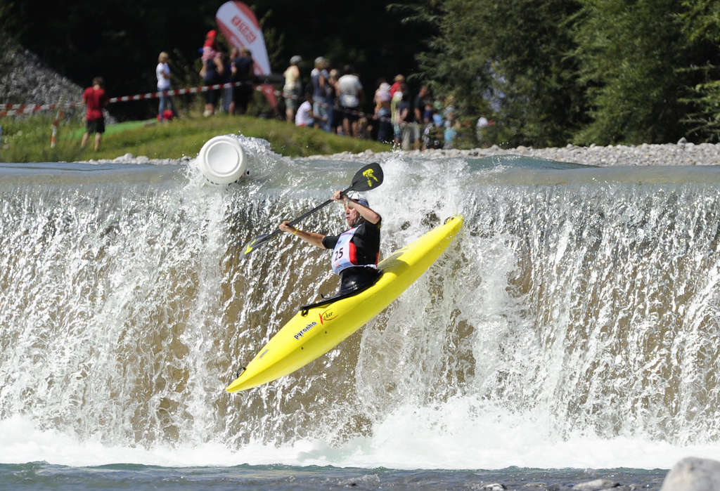 Thomas Becker beim Kanufahren